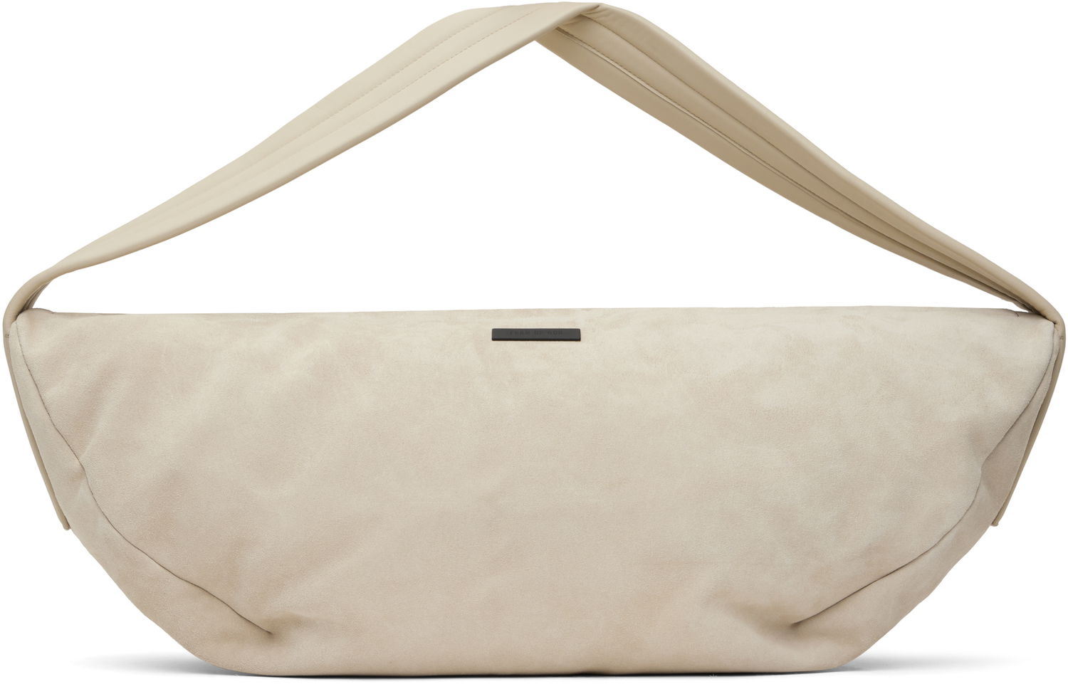 Taška cez rameno Fear of God Fear of God Suede Shell Bag Béžová | FG870-016SUE, 0