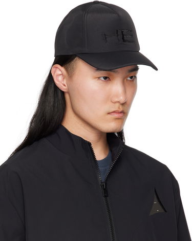 Šiltovka HELIOT EMIL Heliot Emil Logo Appliqué Baseball Cap Čierna | SS25.M.16.050.BLK01.CO, 2