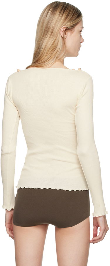 Tričko Baserange Off-White Tav Long Sleeve T-Shirt Béžová | TOTVL-RC-AU24, 2