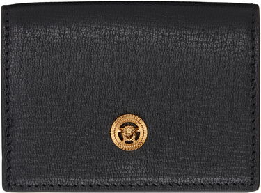 Peňaženka Versace Medusa Biggie Trifold Leather Wallet Čierna | 1011456_1A10544, 0