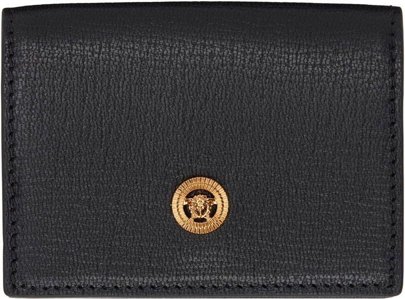 Peňaženka Versace Medusa Biggie Trifold Leather Wallet Čierna | 1011456_1A10544