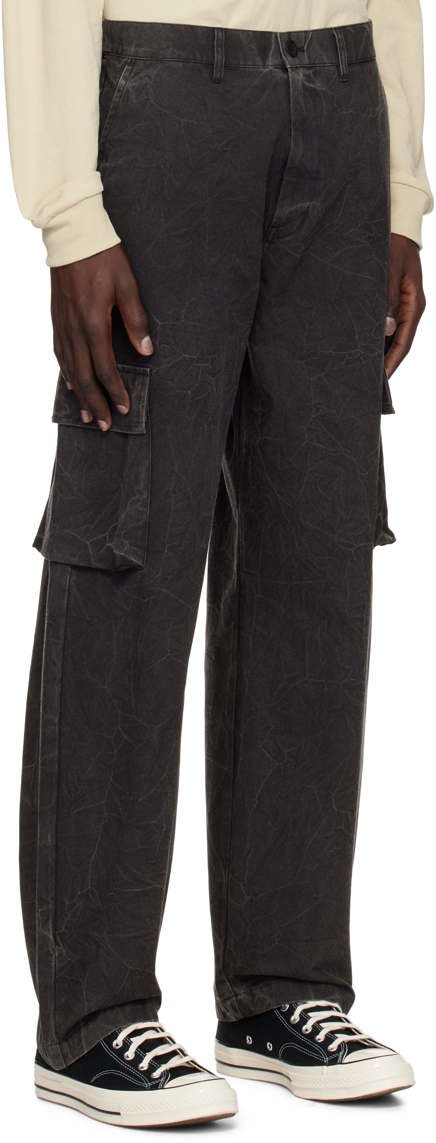 Cargo nohavice John Elliott John Elliott Corpus Cargo Pants Čierna | F206G10410A, 1