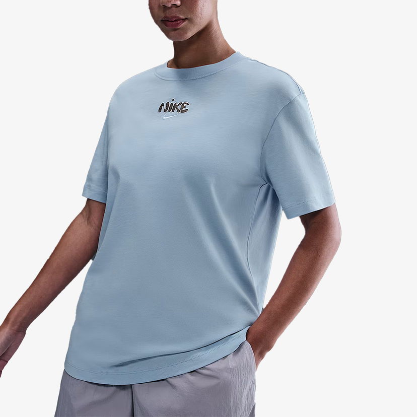 Tričko Nike NSW Classics Oversized T-Shirt Modrá | IQ1428-440