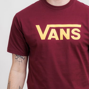 Tričko Vans Classic T-Shirt Vínová | VN000GGGEAY1, 2