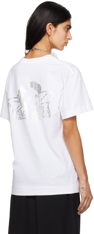 Tričko Simone Rocha Simone Rocha Angel Baby Print T-Shirt Biela | 5195P16A18-W 0569, 2