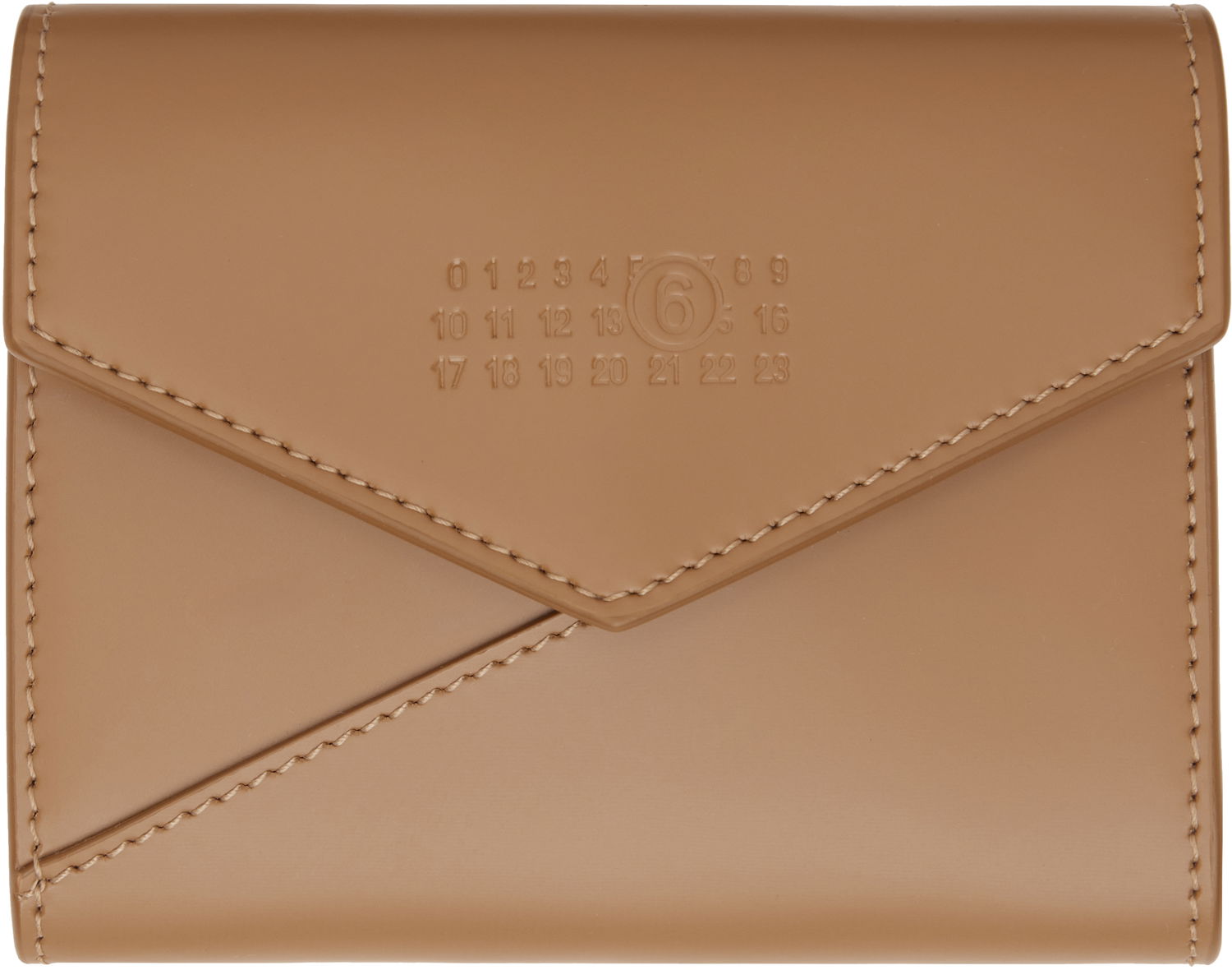 Peňaženka Maison Margiela MM6 Maison Margiela Leather Flap Wallet Hnedá | SA5UI0010 P7183, 0