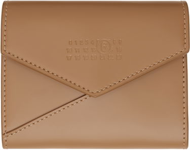 Peňaženka Maison Margiela MM6 Maison Margiela Leather Flap Wallet Hnedá | SA5UI0010 P7183, 0