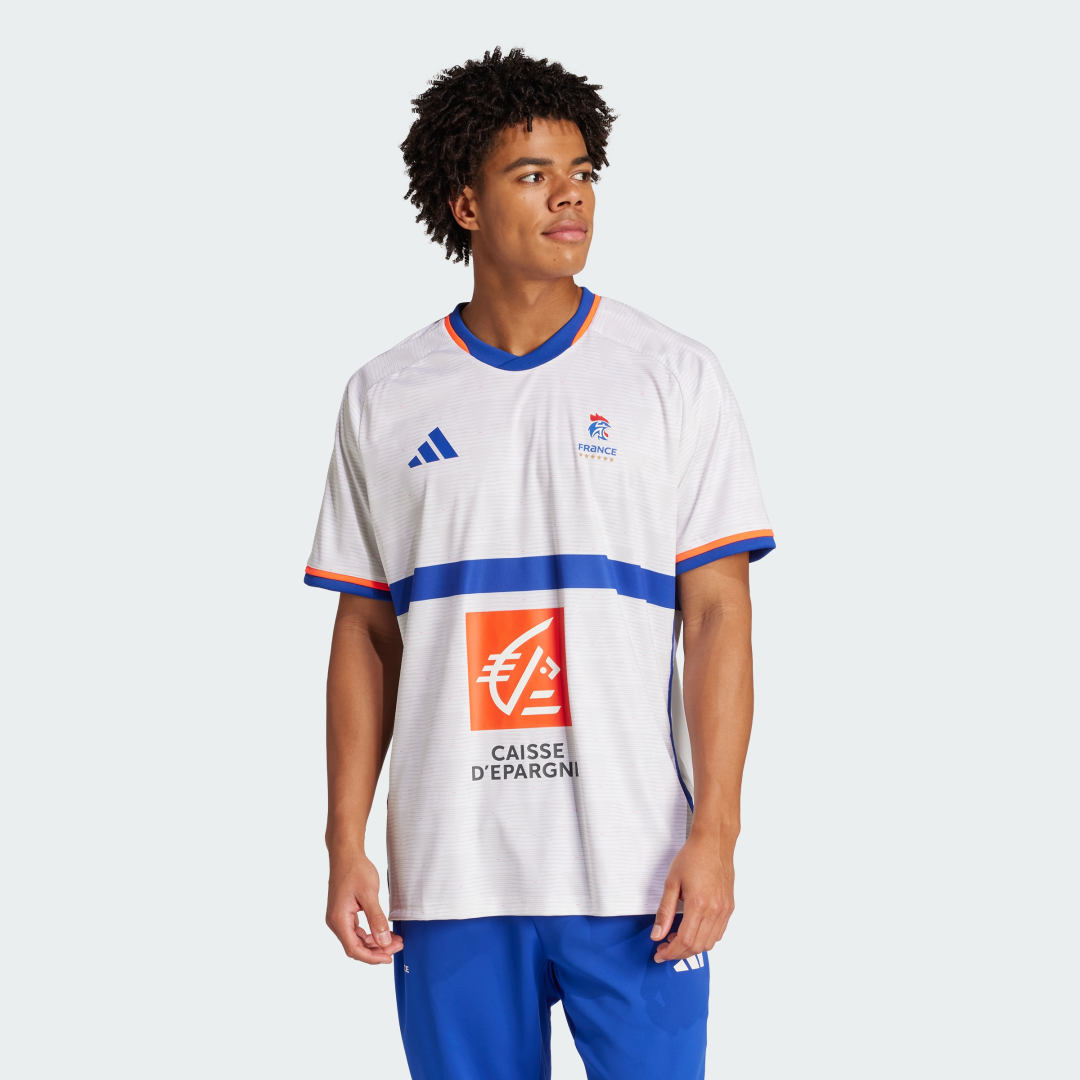 Dres adidas Performance France Handball Replica Jersey Biela | JP4334, 0