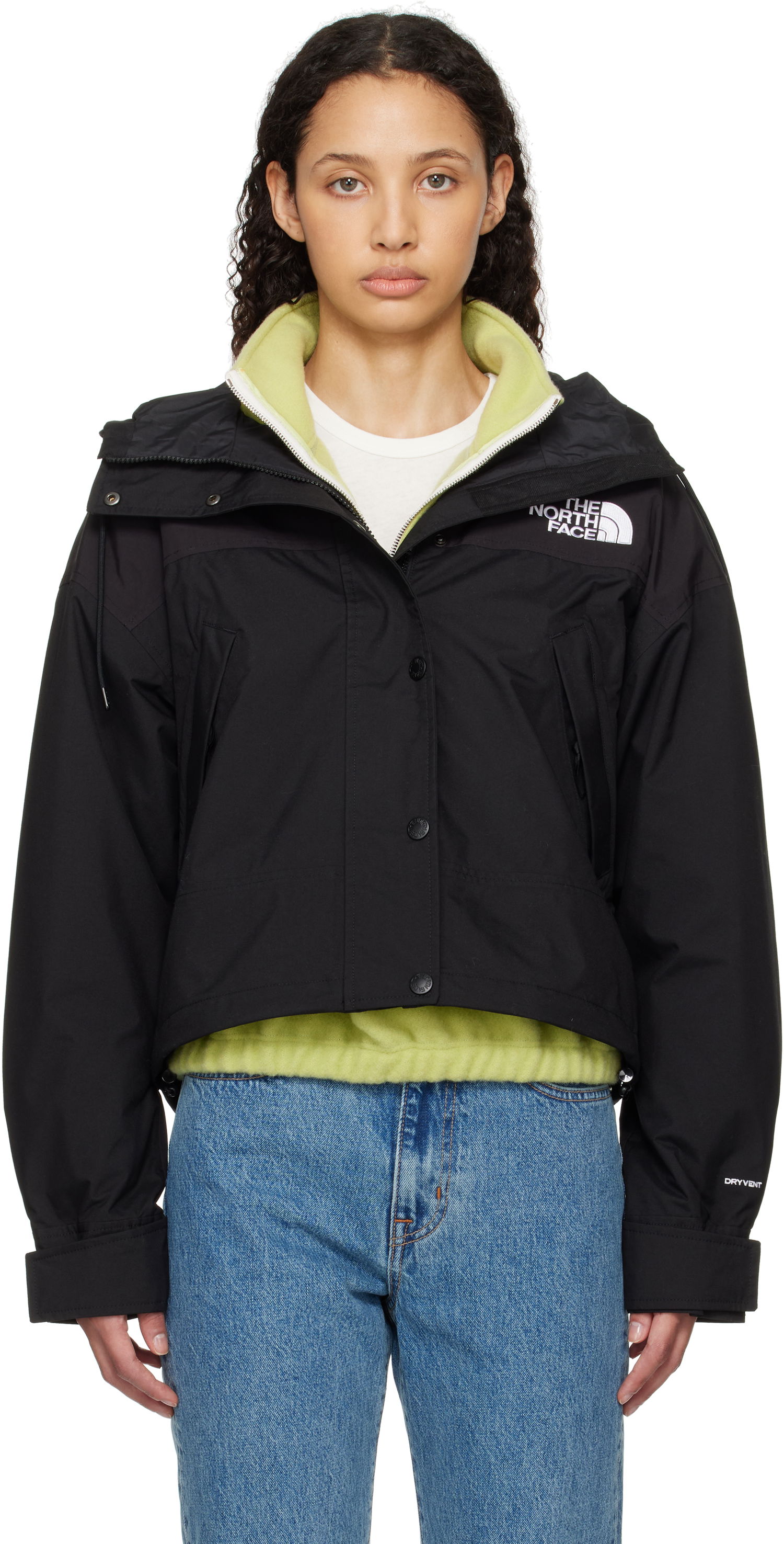 Vetrovka The North Face Reign On Cropped DryVent Jacket Čierna | NF0A8BCH, 0