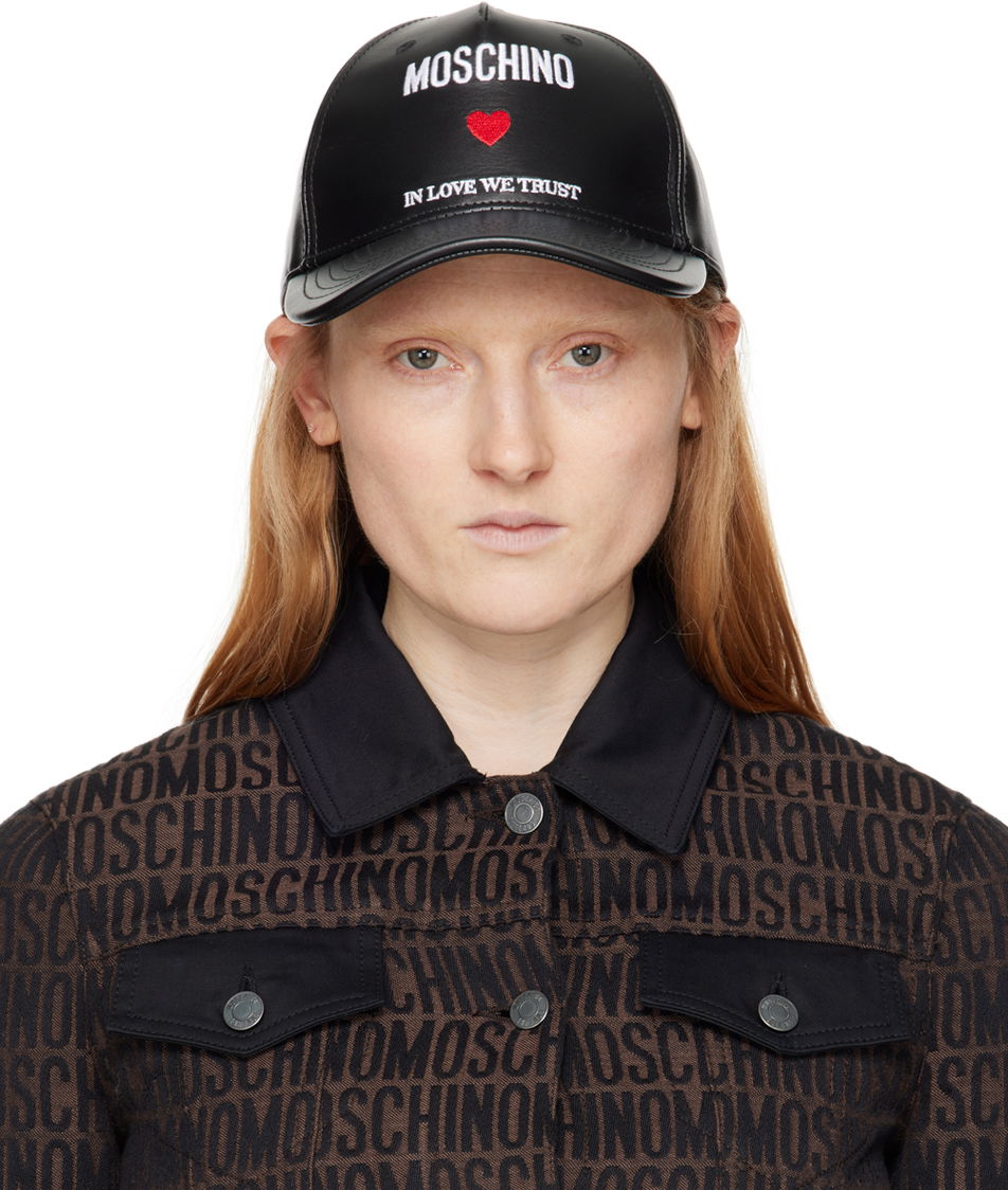 Šiltovka Moschino 'In Love We Trust' Black Cap Čierna | 9203 8080 A1555, 0