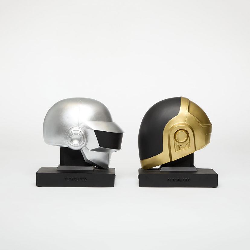 Home decor Pleasures Daft Club Helmets Bookend Metallic Universal Metalická | P25DP027-METALLIC