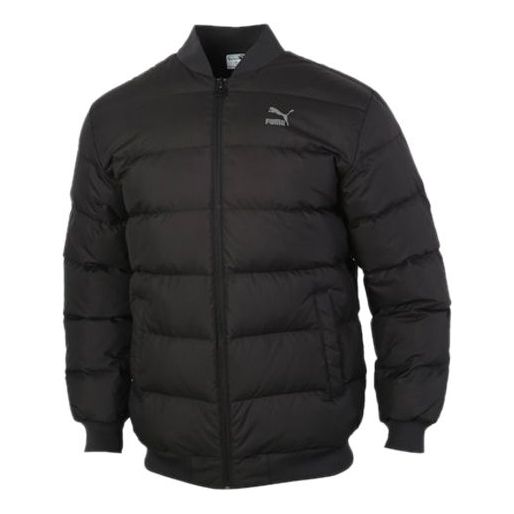 Prešívaná bunda Puma Men's Puffer Down Jacket Čierna | 530026-01