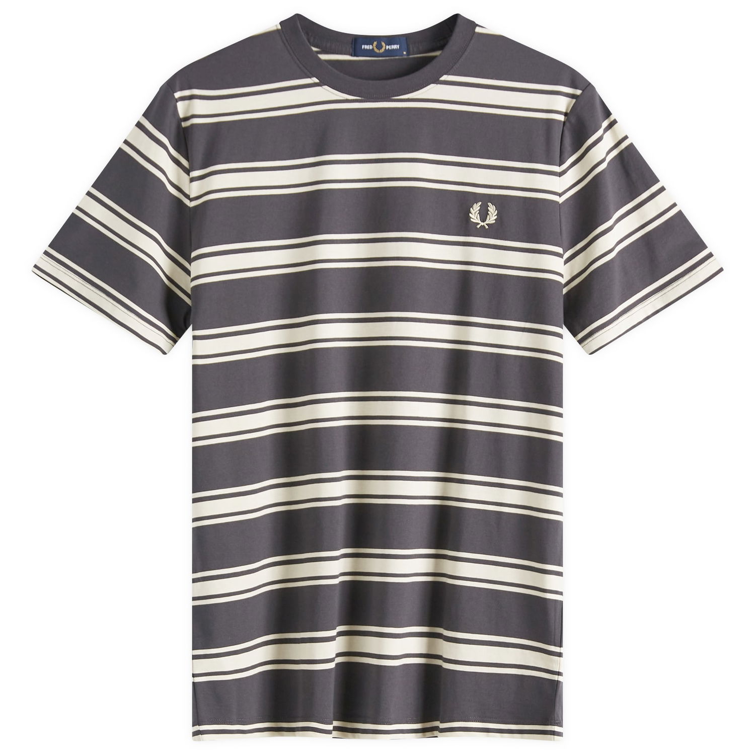 Tričko Fred Perry Fred Perry Men's Fine Stripe T-Shirt, Size Large Šedá | M9851-297, 1