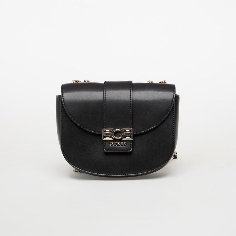Taška cez rameno GUESS Jane Convertible Xbody Flap Bag Čierna | HWVG9891210-BLA