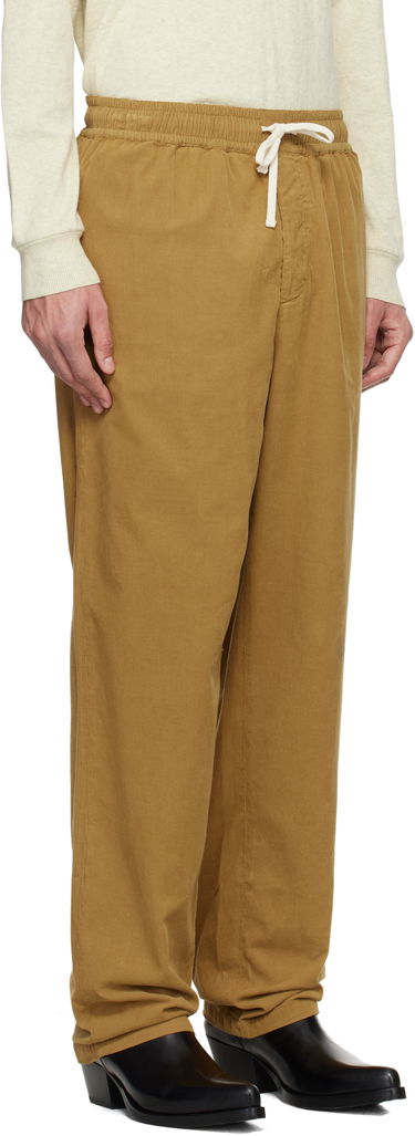 Nohavice ISABEL MARANT Nirlen Corduroy Drawstring Trousers Béžová | PA0468HB-C1I10H, 1