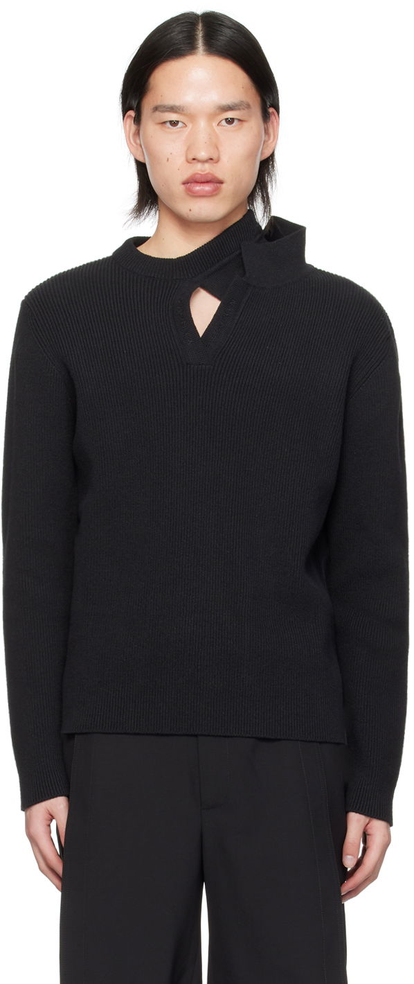 Sveter Y/PROJECT Cutout Sweater Čierna | 206SW002, 0