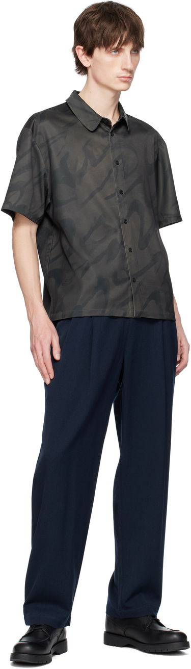 Nohavice Dime Dime Pleated Twill Trousers Navy | DIMESP2514CHA, 3