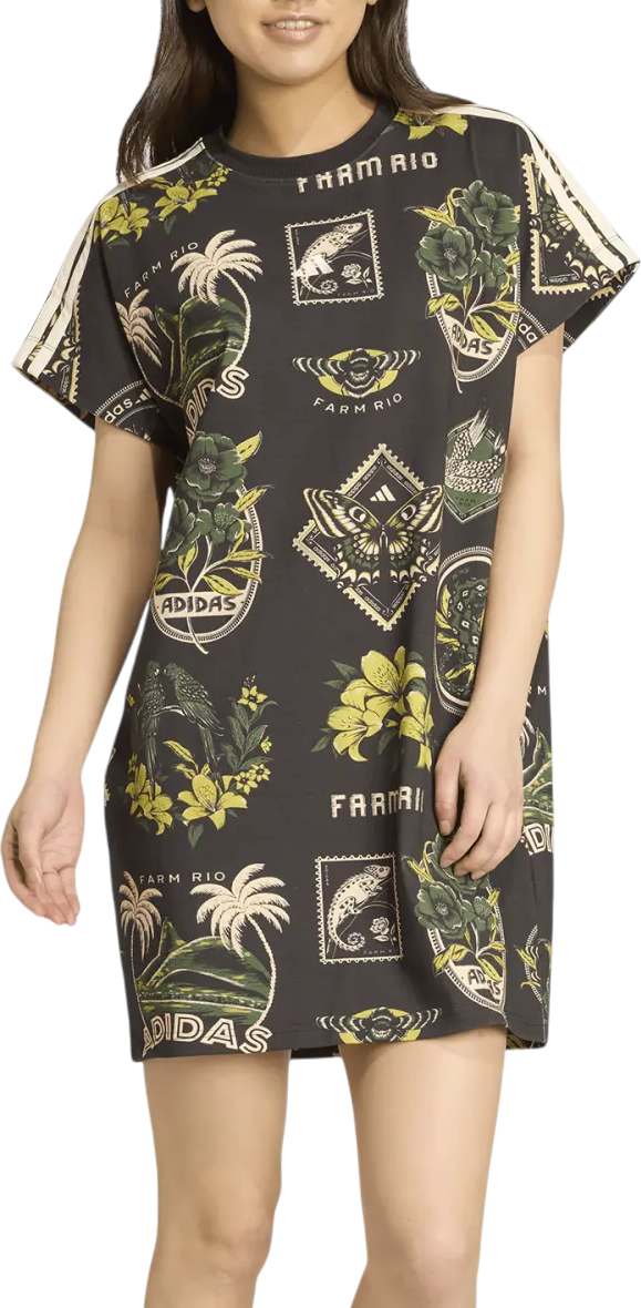 Šaty adidas Originals adidas Farm Women's T-Shirt Dress Čierna | jl7004, 1
