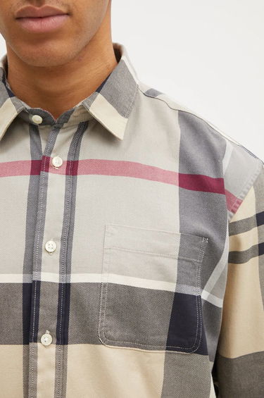 Košeľa Barbour Renford OS Tartan Regular Fit Shirt Béžová | MSH5514, 3
