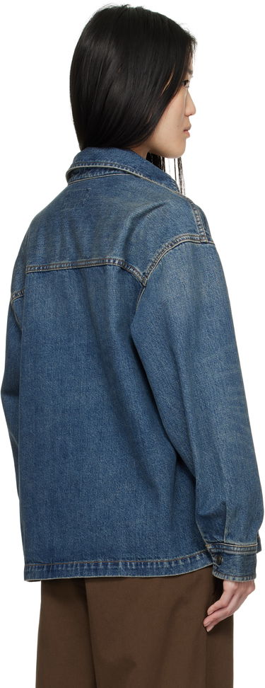Košeľa Carhartt WIP Lovilia Denim Shirt Jacket Modrá | I034461_9, 4