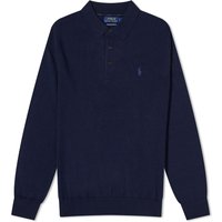 Sveter Polo by Ralph Lauren Knitted Polo Hunter Crewneck Navy | 710876852003, 1