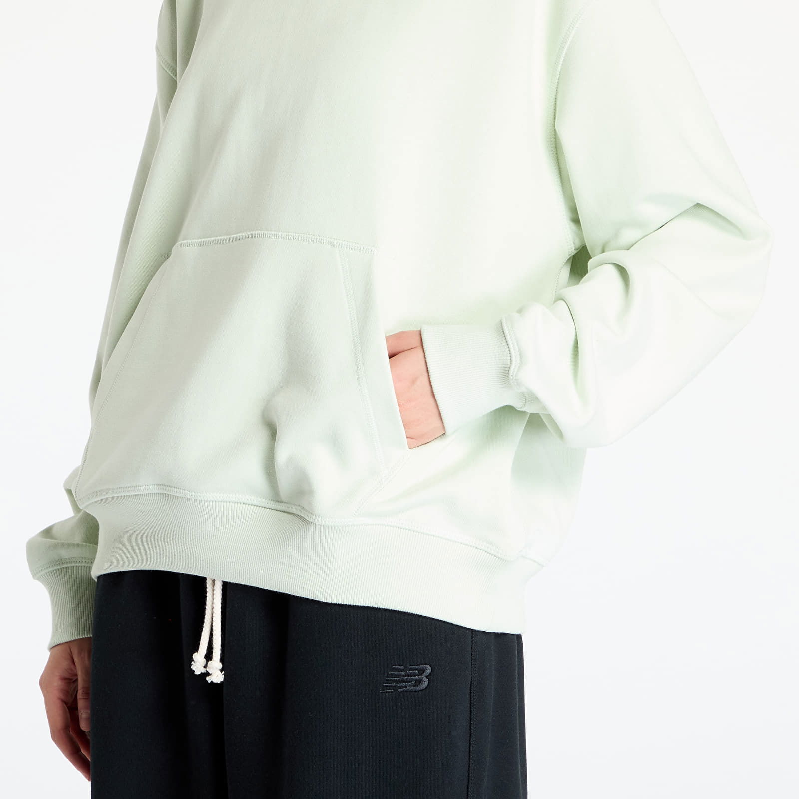 Athletics French Terry Hoodie Natural Mint