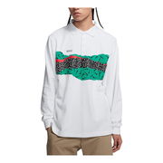 Colorblock Logo Long Sleeve Polo