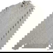 Lambswool Half Zip Crewneck