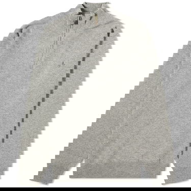Sveter Polo by Ralph Lauren Lambswool Half Zip Crewneck Šedá | 710876756009, 0