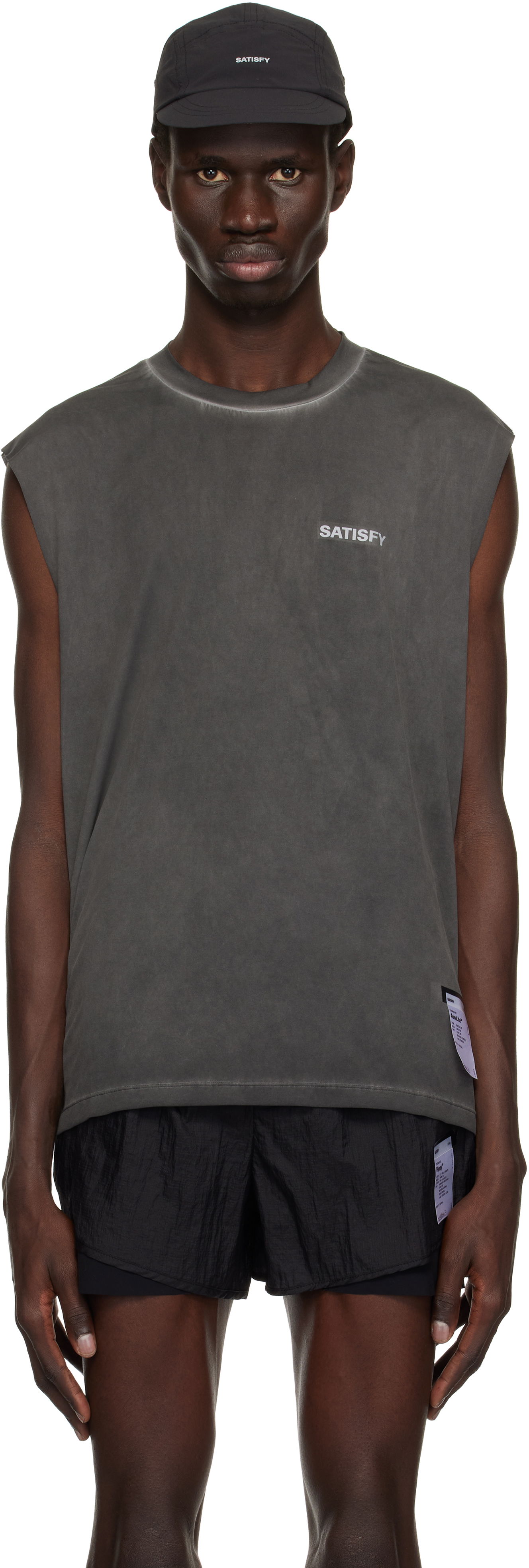 Tielko Satisfy Satisfy AuraLite Muscle Tank Top Šedá | 11031-PB-SAB, 0
