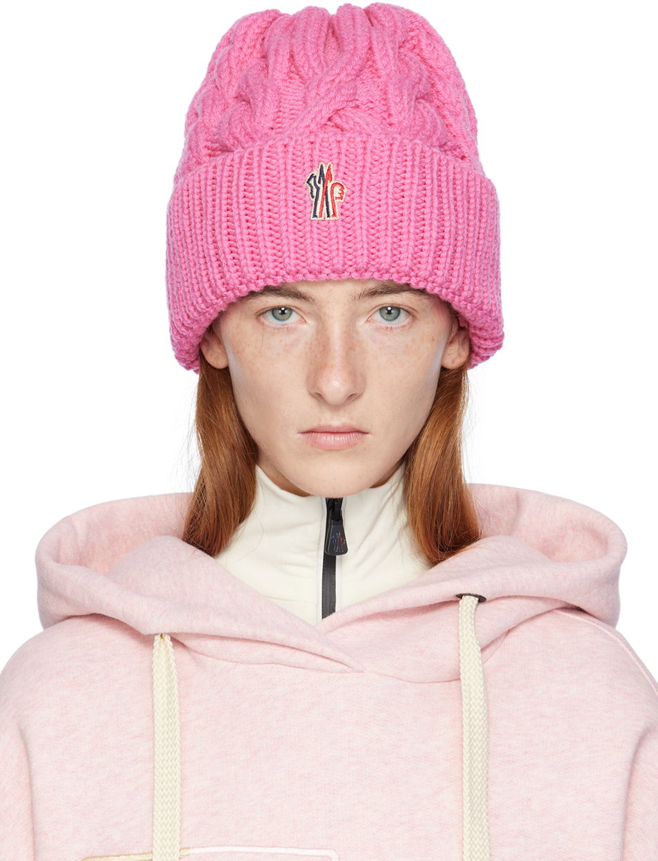 Kulicha Moncler Grenoble Rolled Beanie Ružová | I20983B00014M1172, 0