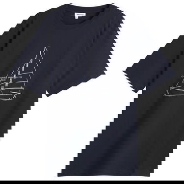 Tričko NORSE PROJECTS Norse Projects Holger Boat Print T-Shirt, Size Large Navy | N01-0677-7004, 0
