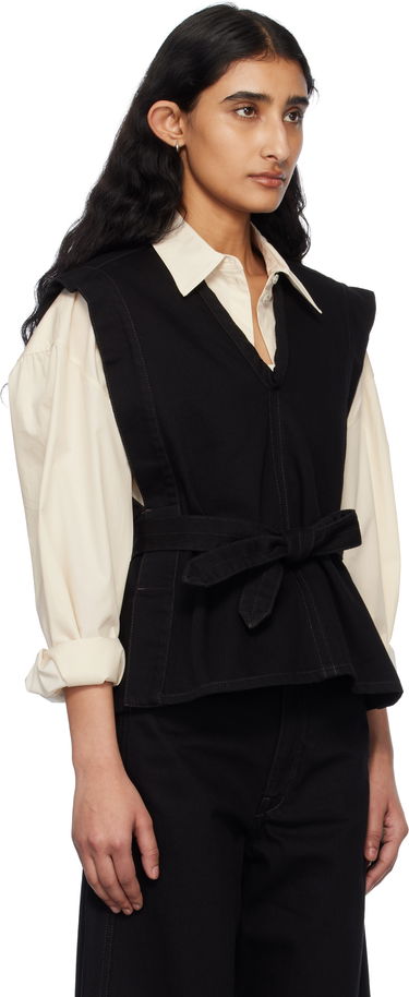 Vesta LEMAIRE Lemaire Chasuble Denim Vest Čierna | TO1227 LD1004, 1