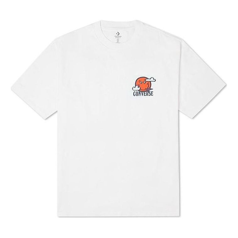 Tričko Converse Moving Mountains Graphic Short Sleeve T-Shirt Biela | 10022040-A02