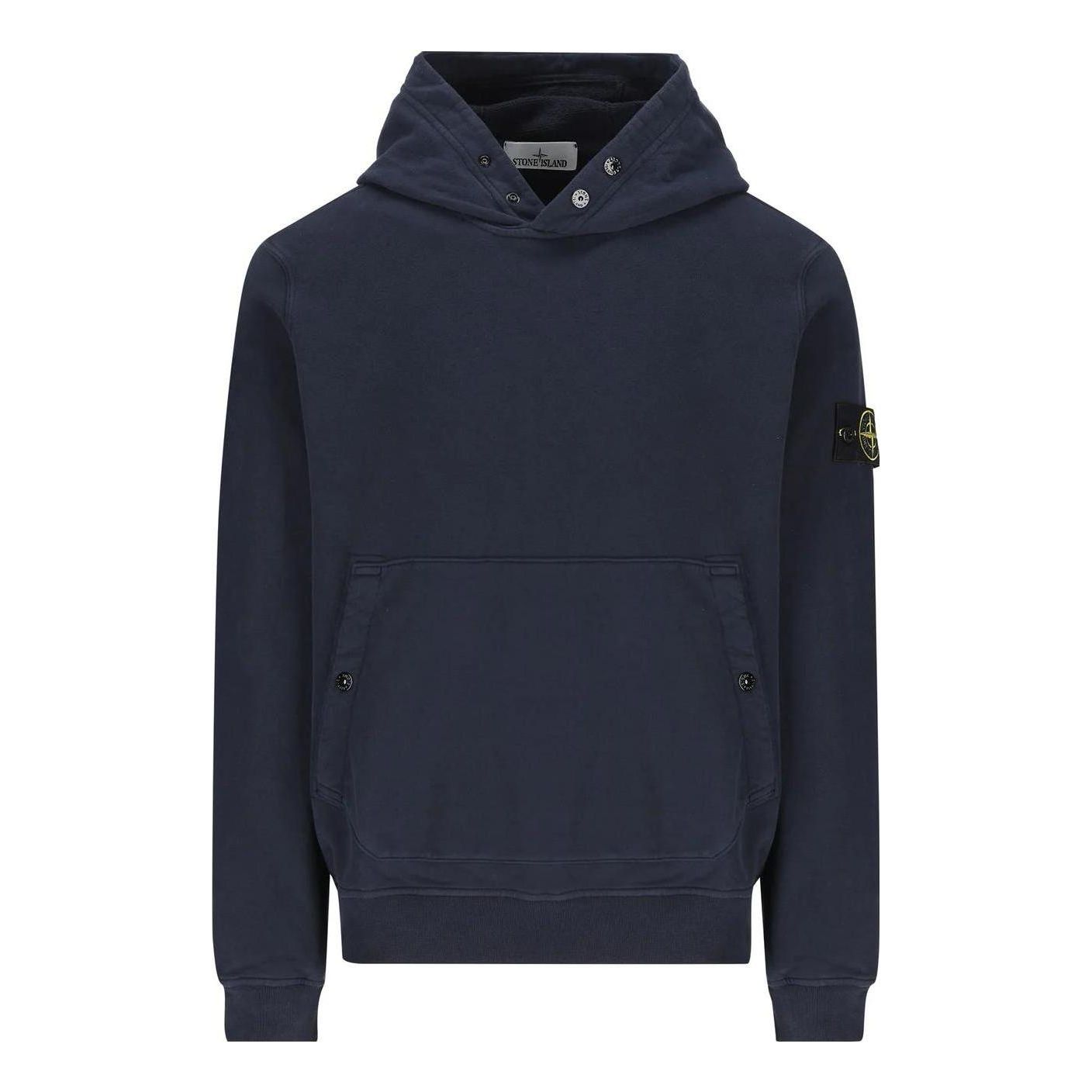 Mikina Stone Island Cotton Hoodie Modrá | 791561720-V0020, 0