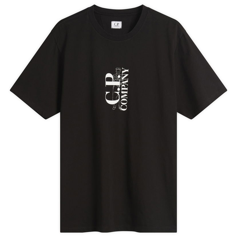 Tričko C.P. Company Sailor T-Shirt Čierna | 19CMTS091A-005100W-999