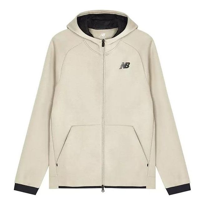 Mikina New Balance Sportswear Tech Fleece Windrunner Jacket Béžová | AMJ21178-AL
