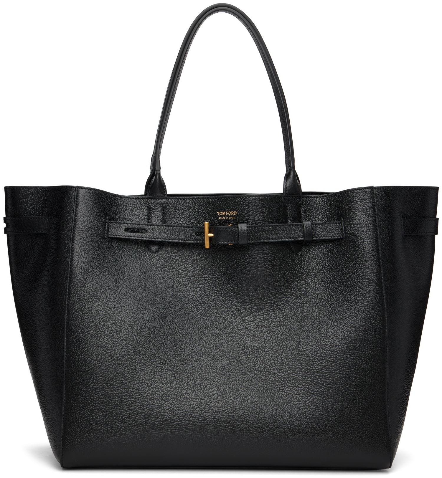 Tote bag Tom Ford Tom Ford Grain Leather Large Tote Čierna | L1823-LCL429X, 0