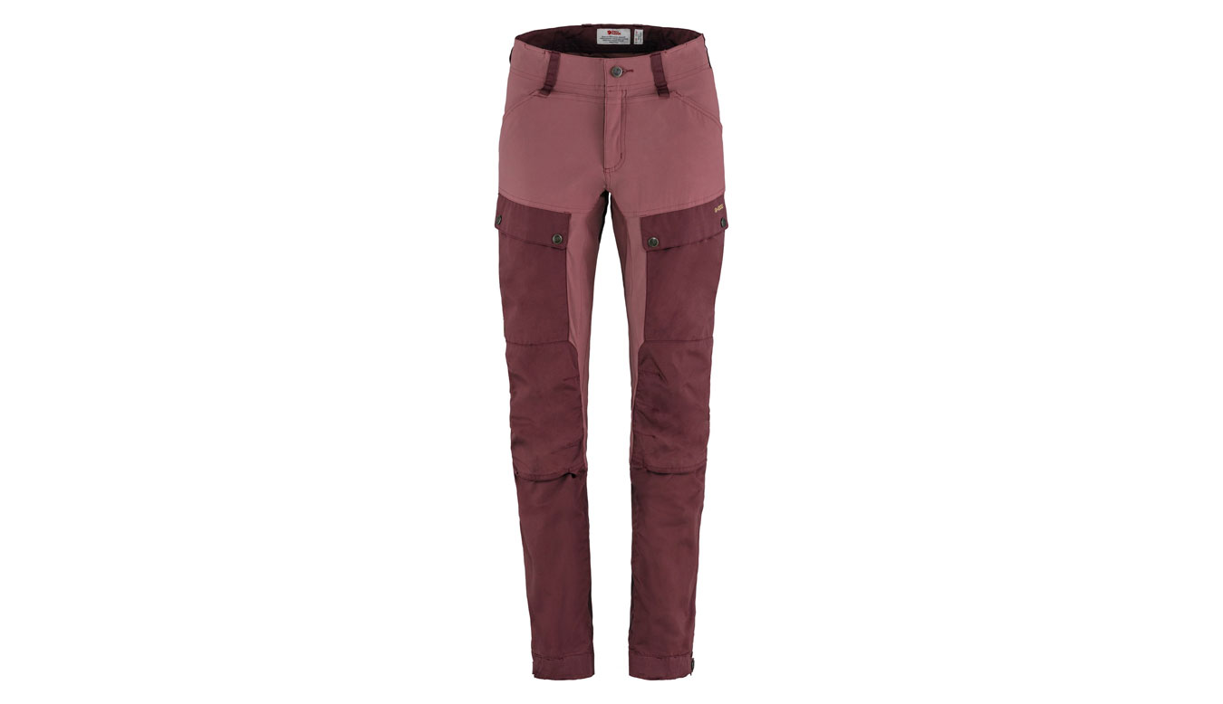 Nohavice FJÄLLRÄVEN Keb Trousers Vínová | F89898-357-410, 0