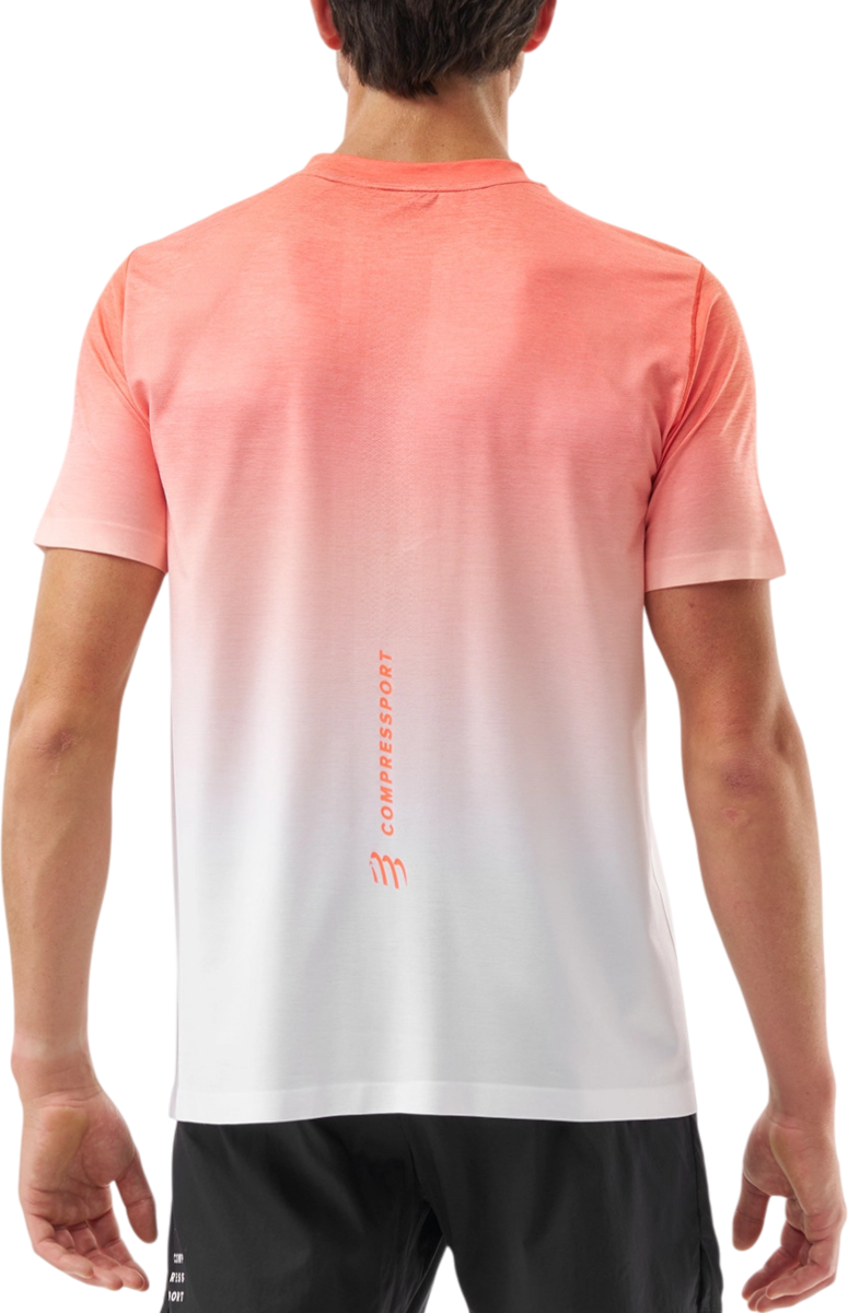 Tričko Compressport Compressport Performance Short Sleeve T-Shirt Oranžová | atsm4923090, 1