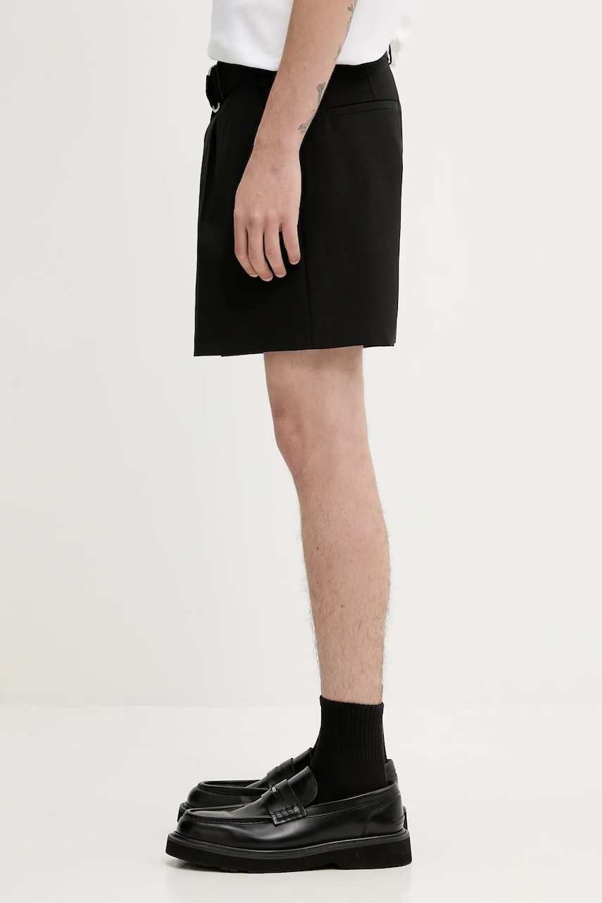 Šortky Nanushka Nanushka Ollie Wool Blend Shorts Čierna | NM25SSST12699, 1