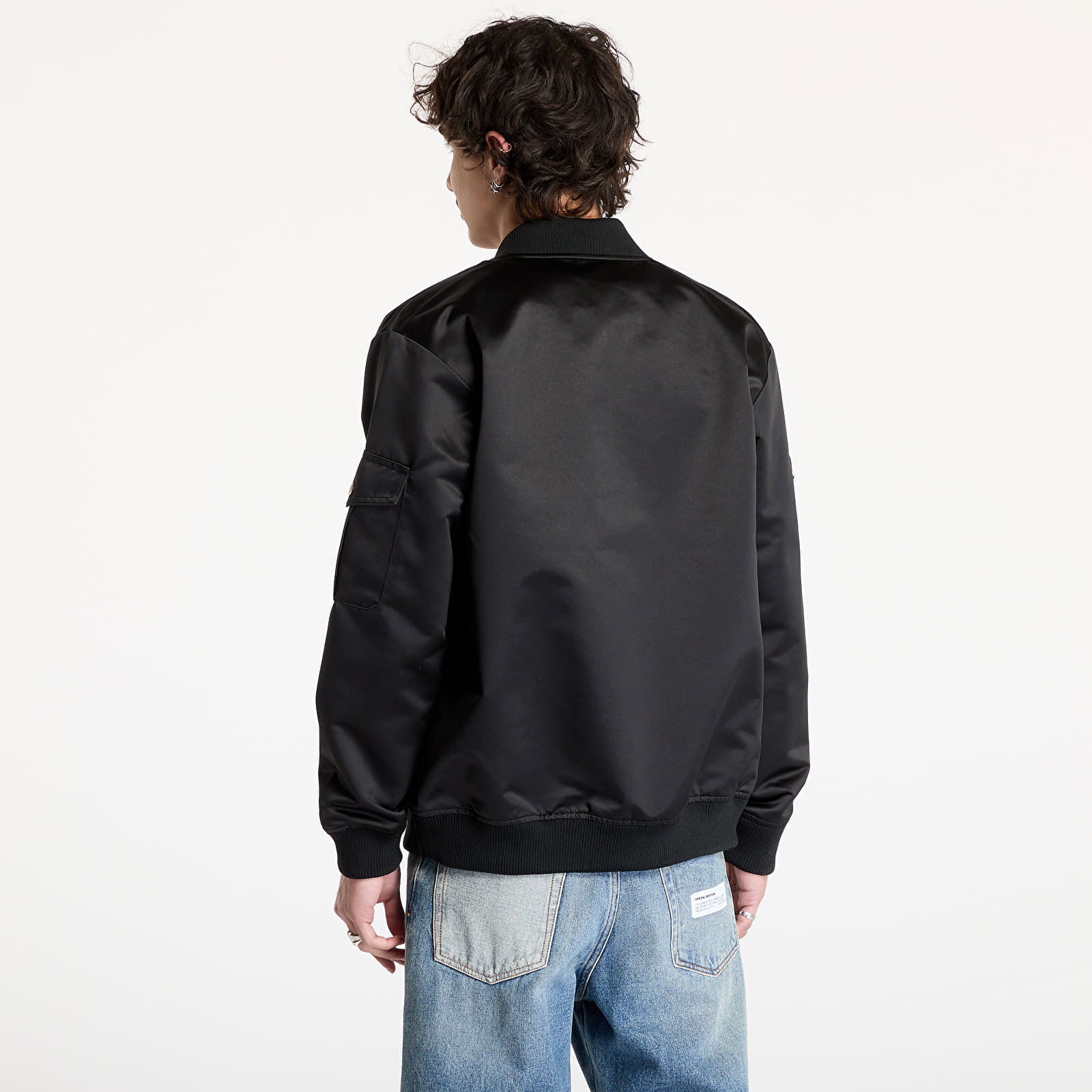 Team Leader Satin Bomber Jacket