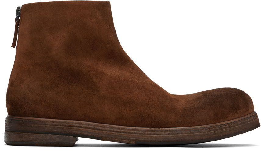 Oblečenie Marsèll Marsèll Zeppa Suede Boots Hnedá | MM4480 141454, 0