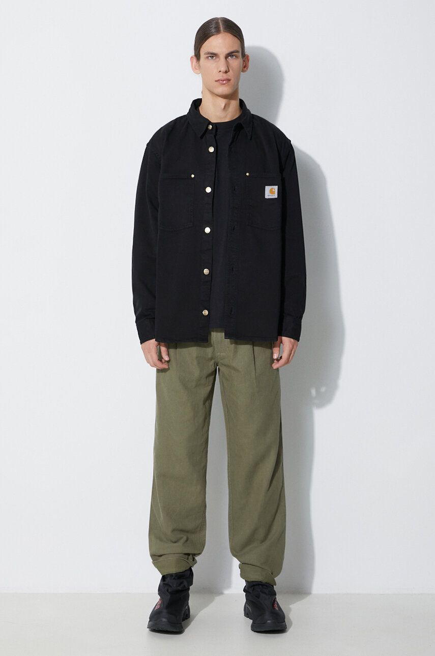 Nohavice Maharishi Chino Loose Trousers Zelené | 4604.OLIVE, 1
