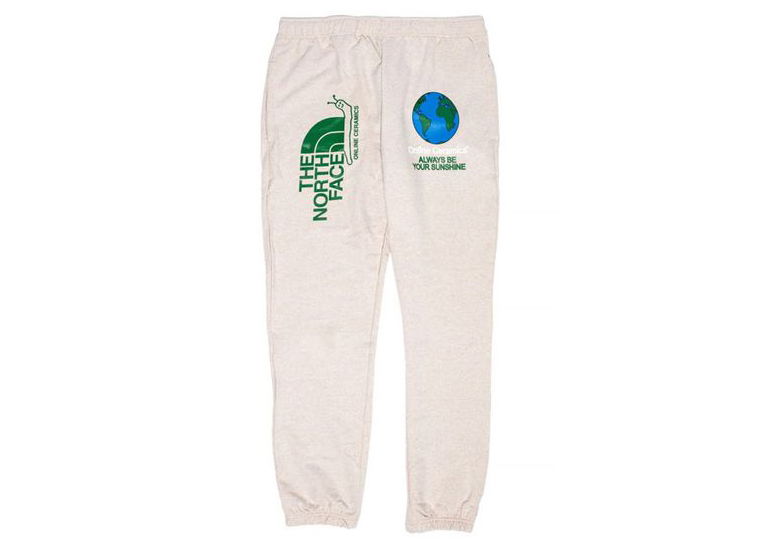 Tepláky The North Face x Online Ceramics Regrind Béžová | TNF-237 WHT