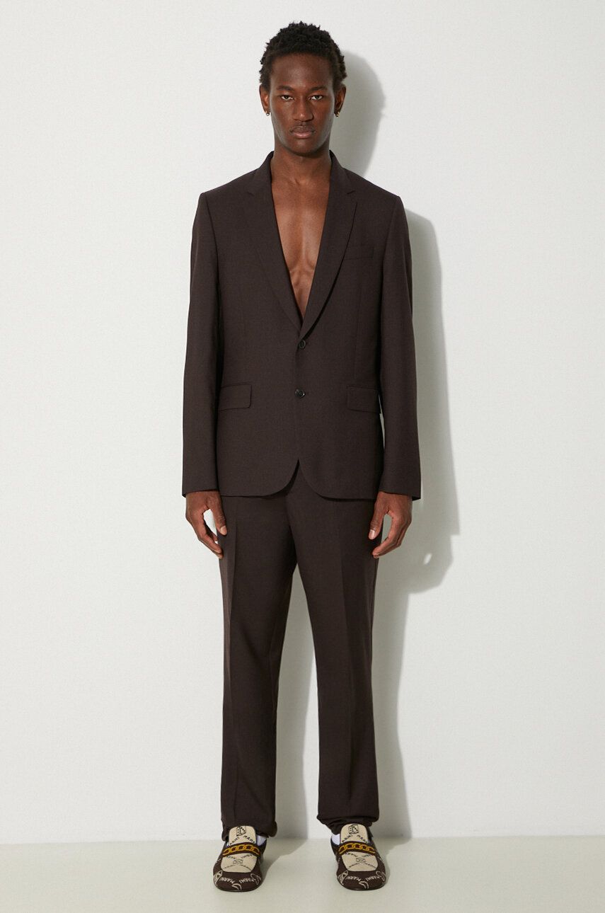Nohavice Paul Smith Paul Smith Wool Suit Hnedá | M1R.1457.M00001, 0