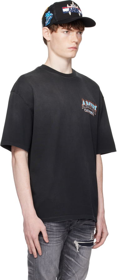 Tričko AMIRI AMIRI Sunny Place Oversized T-Shirt Čierna | AMJYTE1210, 1