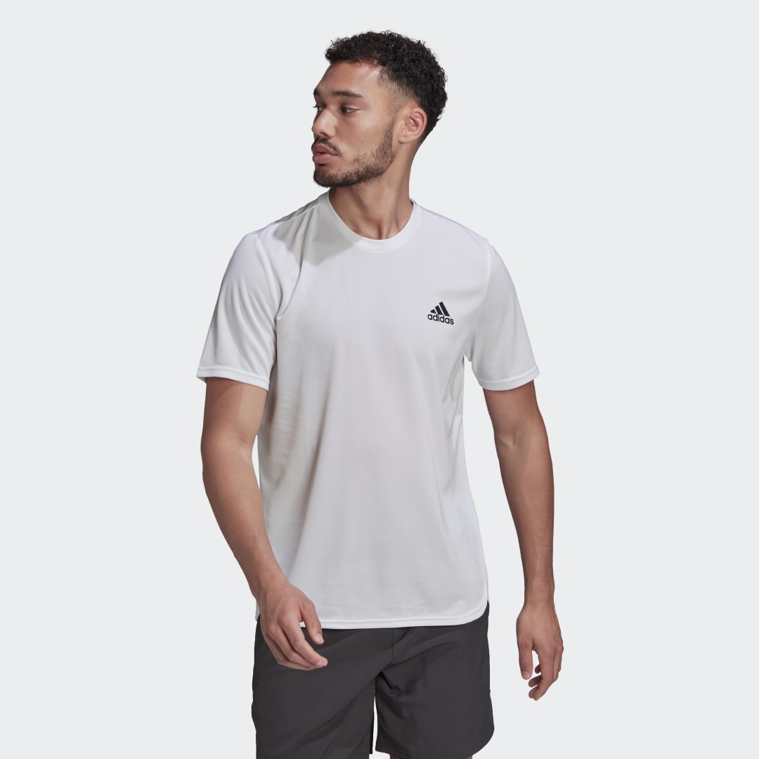 Tričko adidas Originals AEROREADY Designed for Movement Šedá | HF7215, 0