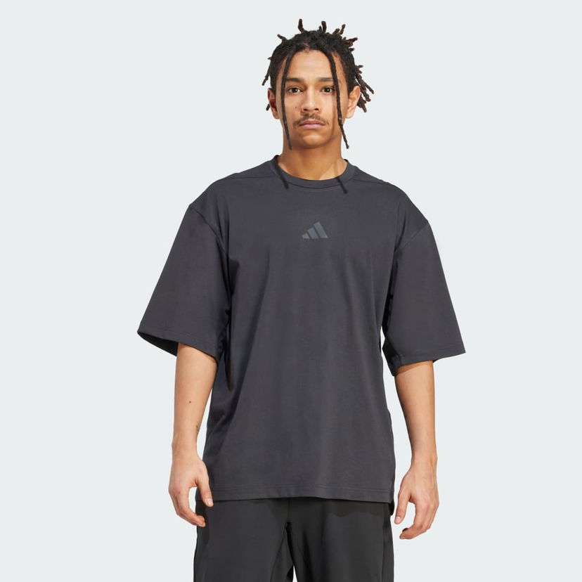 Tričko adidas Performance Power Oversize T-shirt Šedá | JN3680