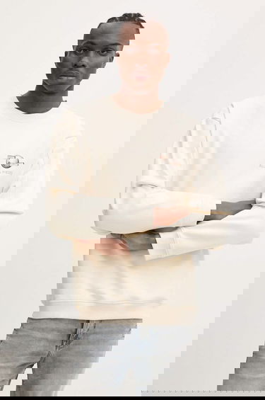Mikina Filling Pieces Filling Pieces Printed Sweatshirt Béžová | 74514089936, 1